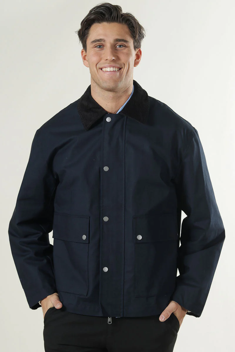 Selected Kyle Cotton Sky Captain Jacket - Image 8
