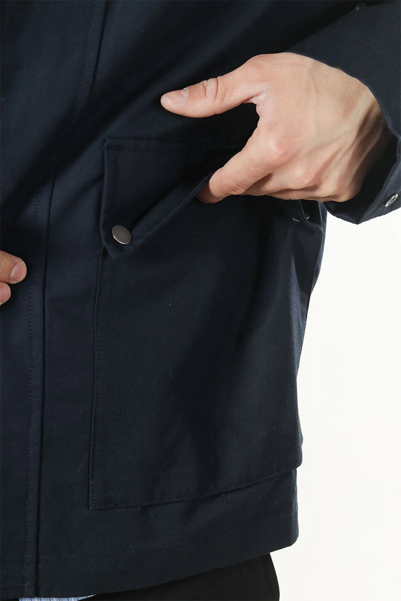 Selected Kyle Cotton Sky Captain Jacket - Image 9