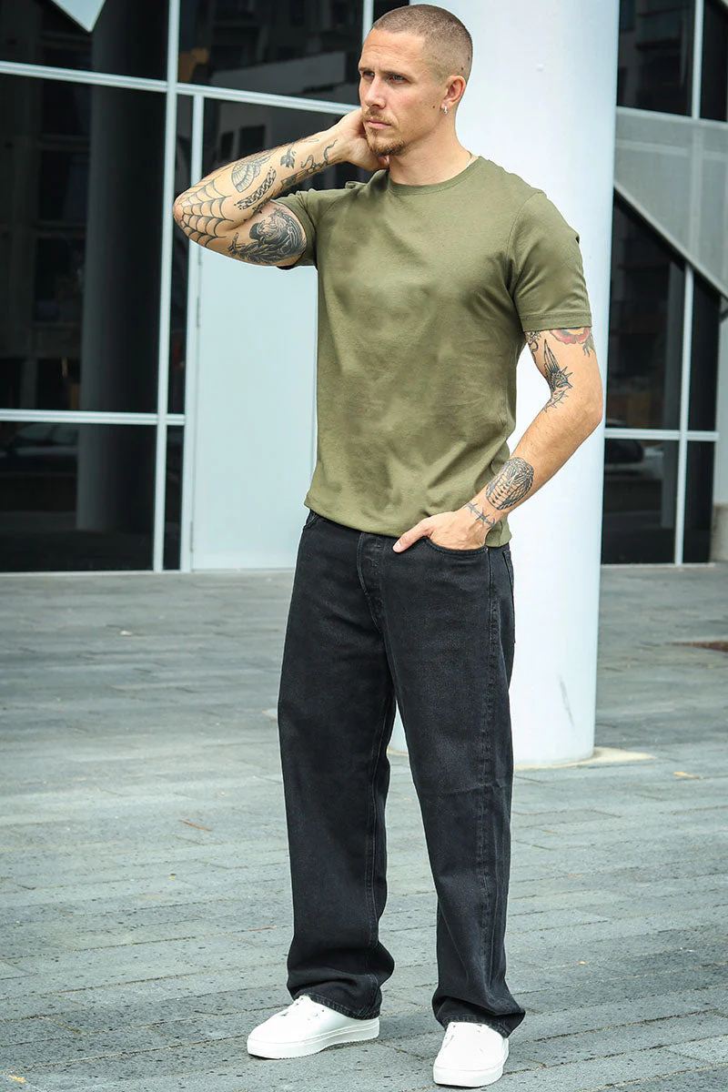 Liebhaveri Organic Bazo Tee Army - Image 2