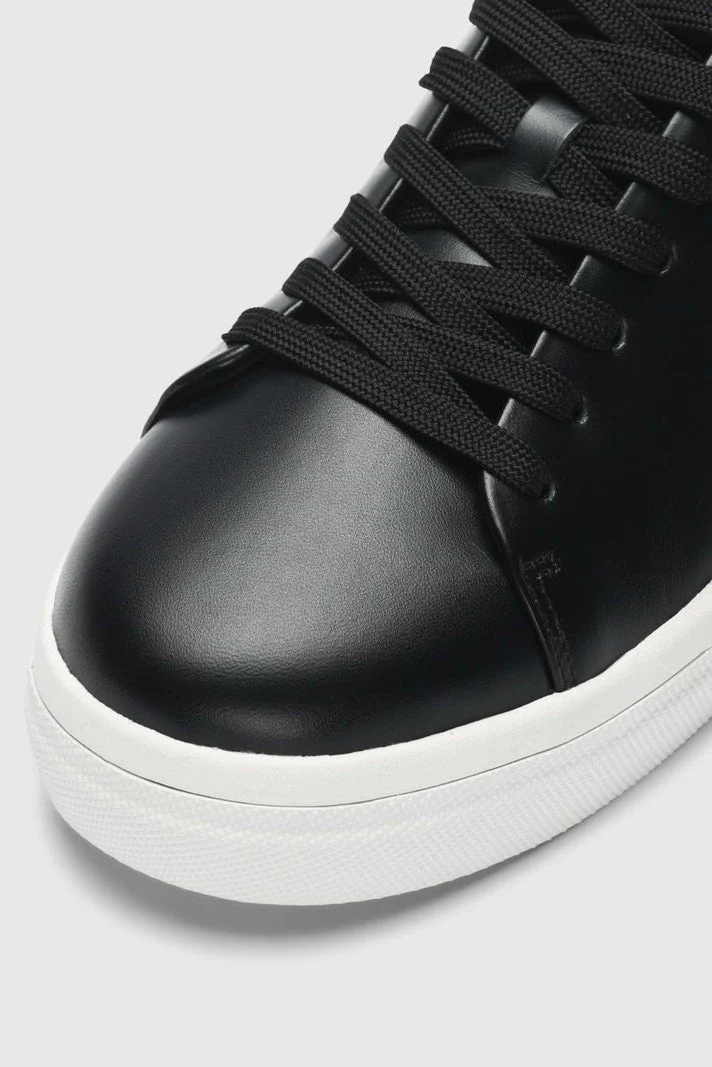 Selected David Chunky Leather Sneakers 2.0 Black - Image 4