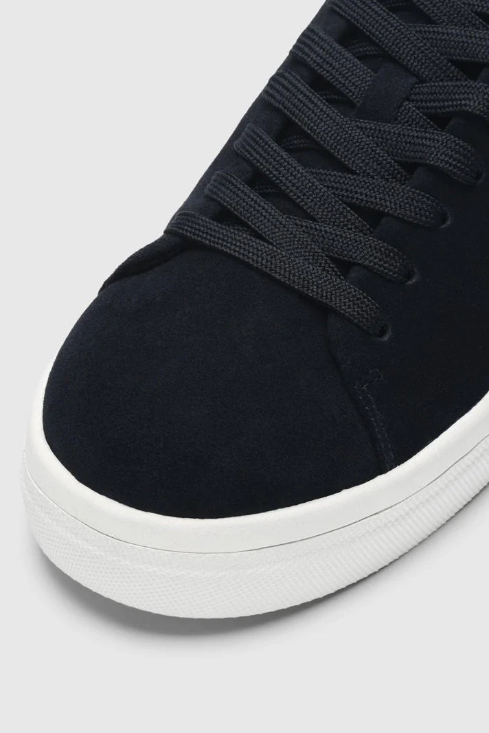 Selected David Chunky Suede Sneaker 2.0 Dark Navy - Image 4