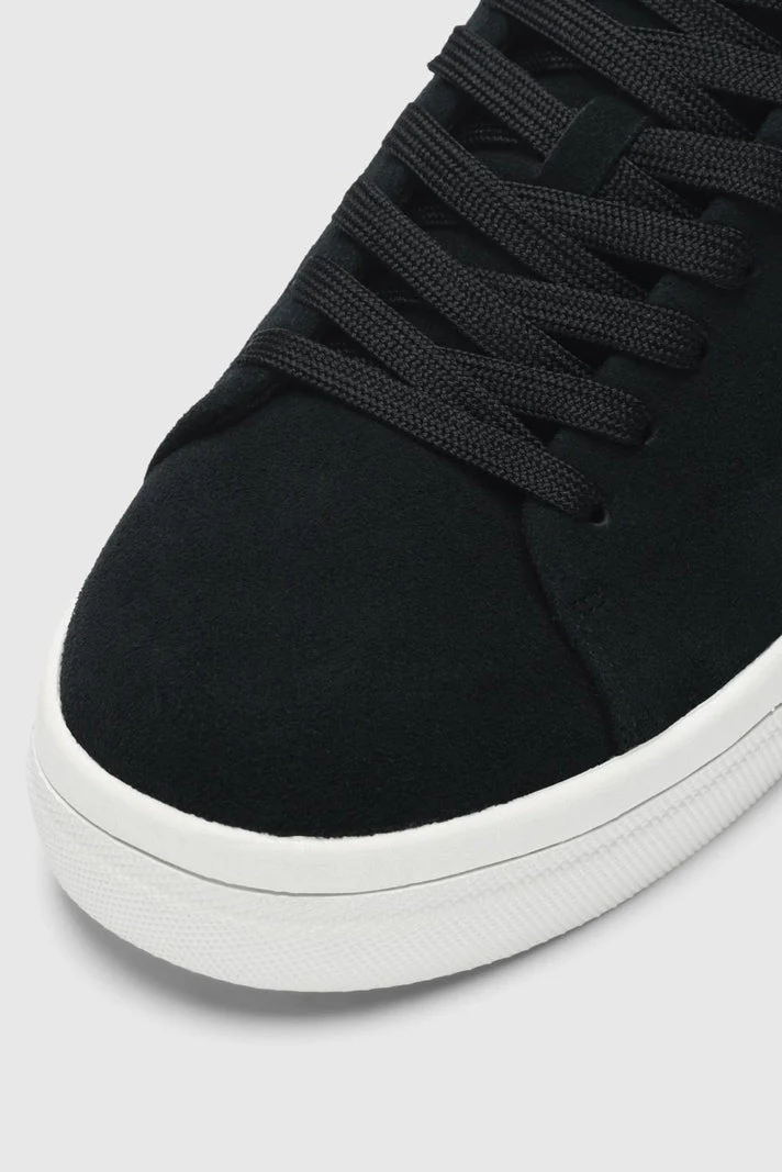 Selected David Chunky Sneaker 2.0 Suede Black - Image 4