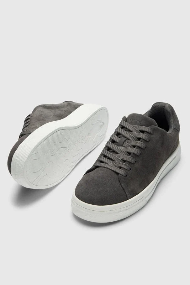 Selected David Chunky Suede Sneaker 2.0 Dark Grey - Image 3