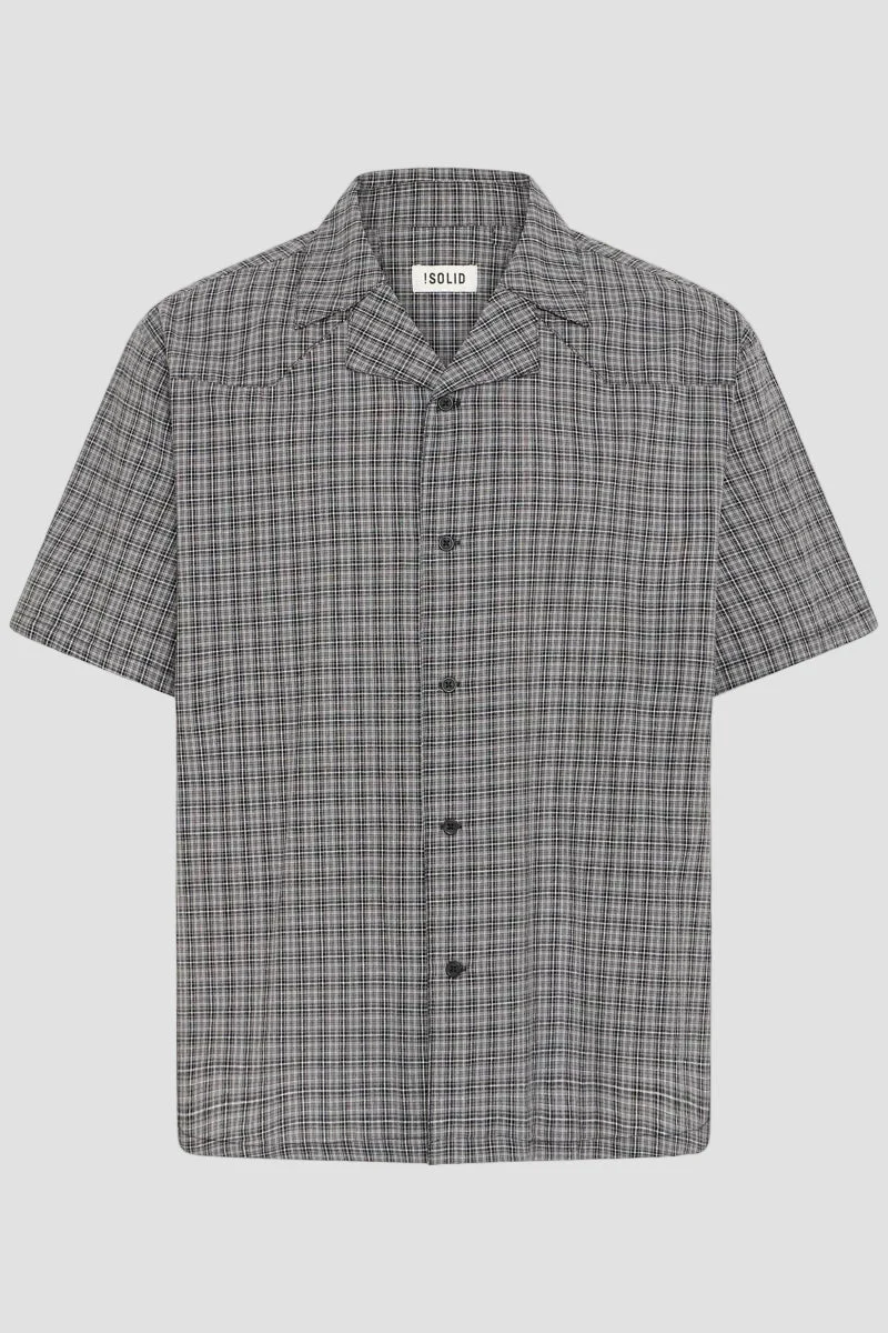 Solid Samuel Shirt True Black - Image 5