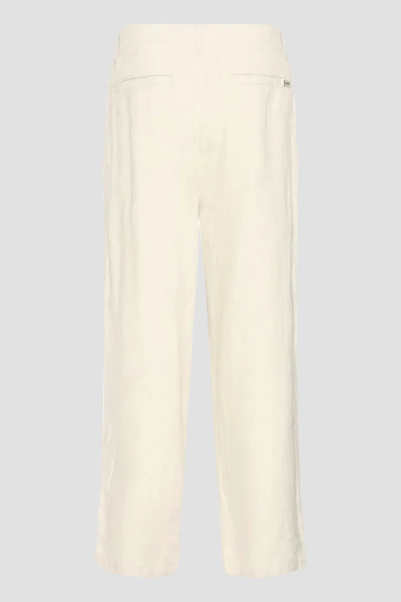 Solid Dethan Tapered Pleat Byxa Oatmeal - Image 6