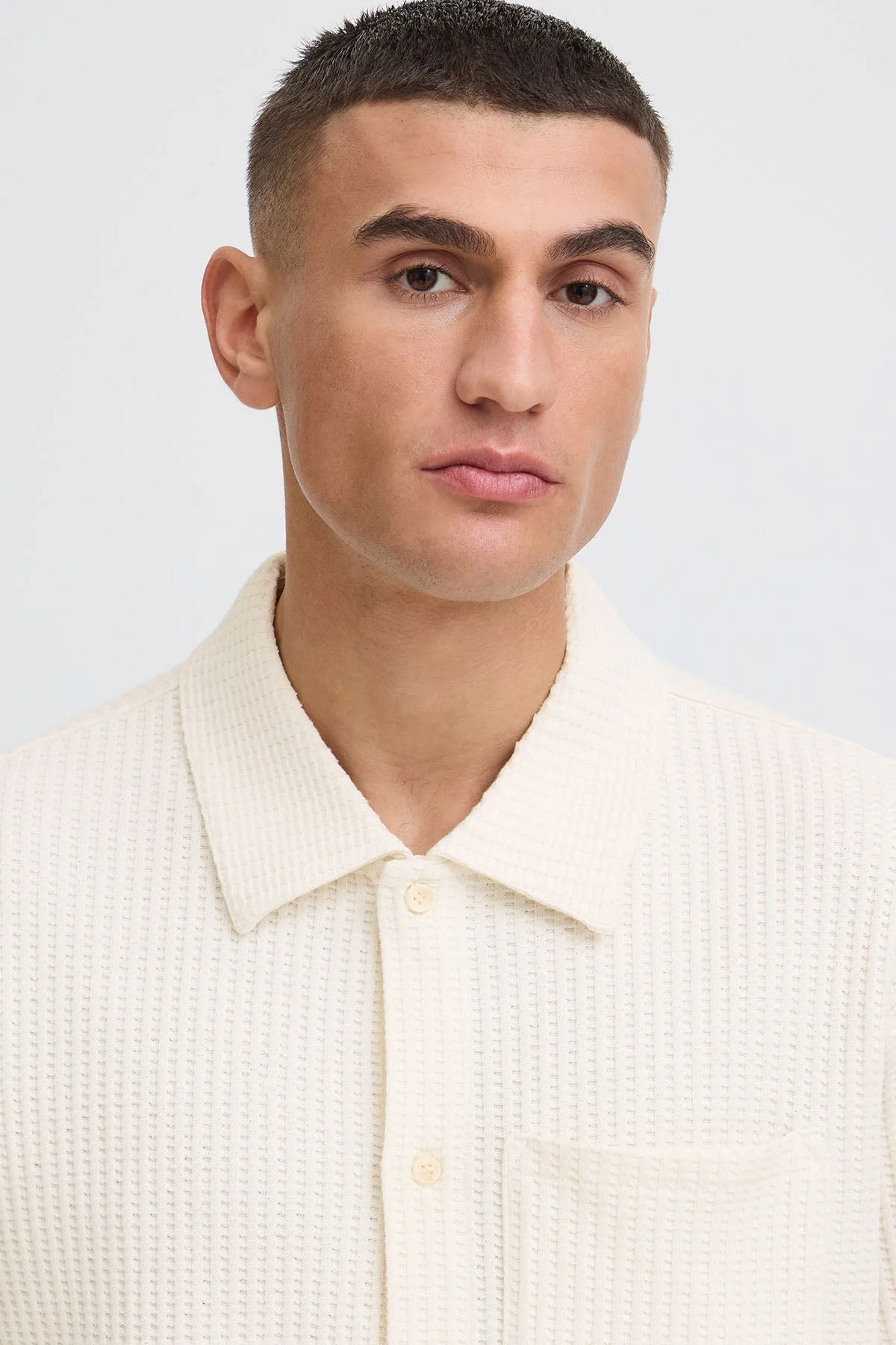 Solid Dutley Shirt Off White - Image 4