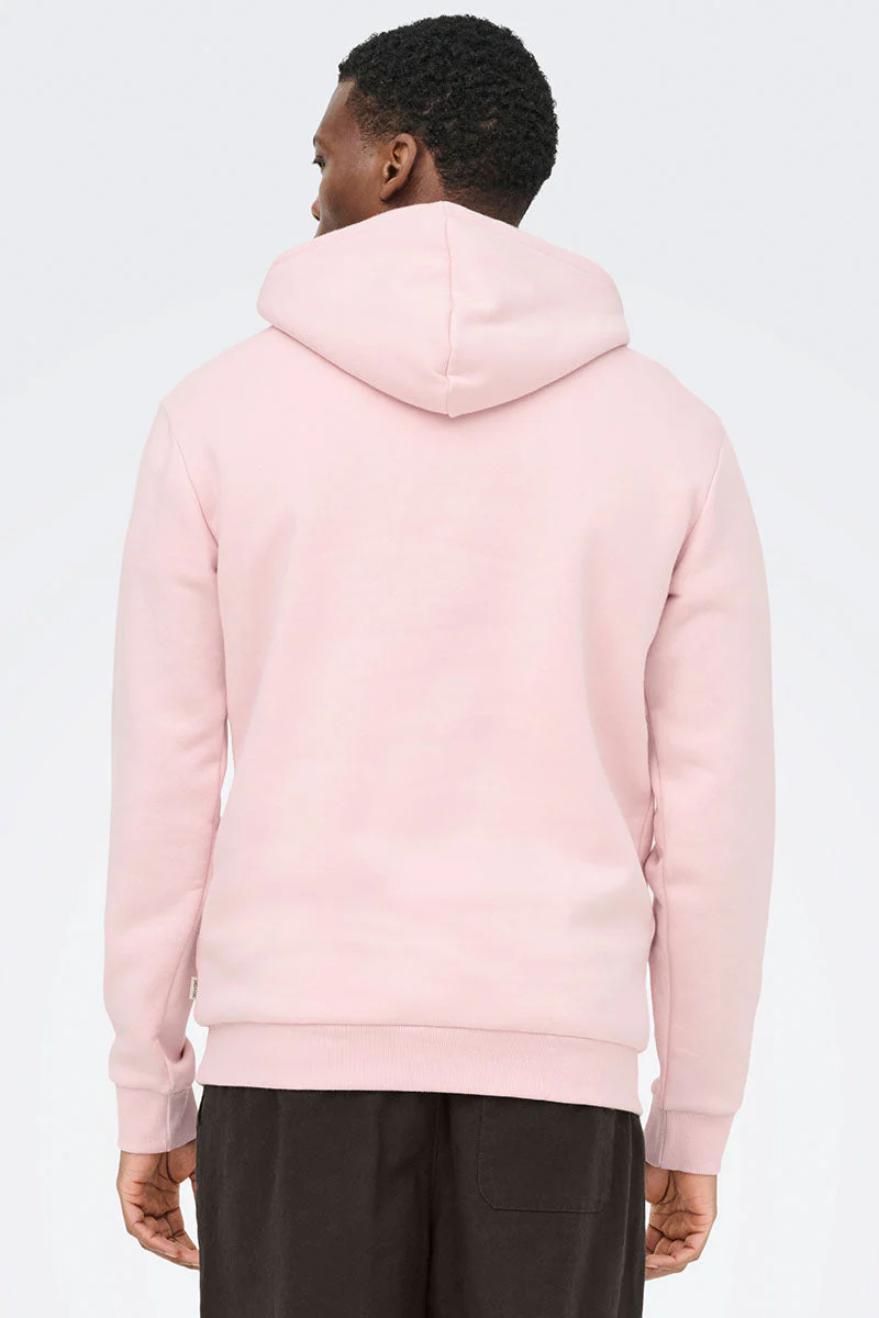 Only & Sons Ceres Hoodie Veiled Pink - Image 6