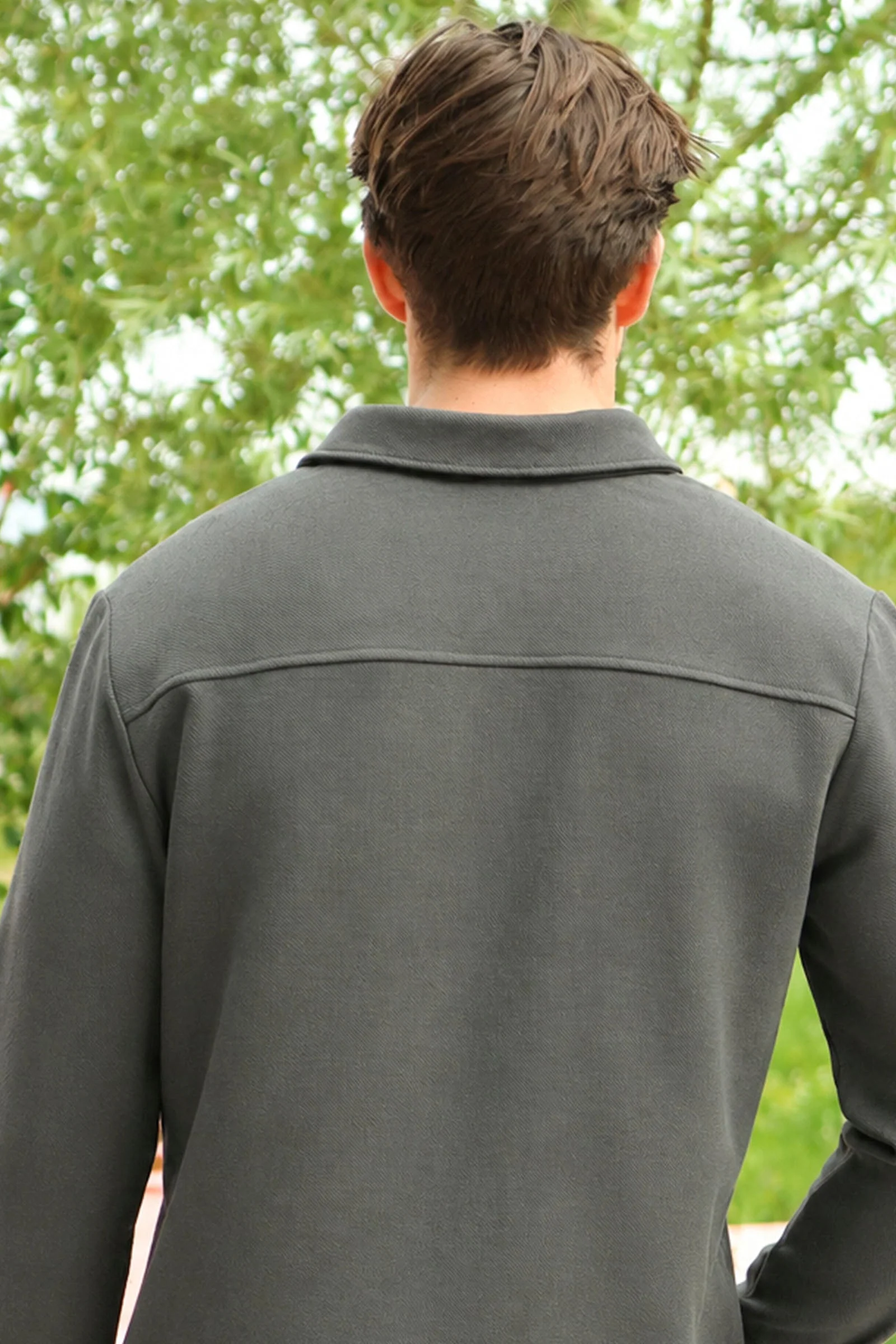 Only & Sons Kodyl Overshirt Sweat Beluga - Image 4