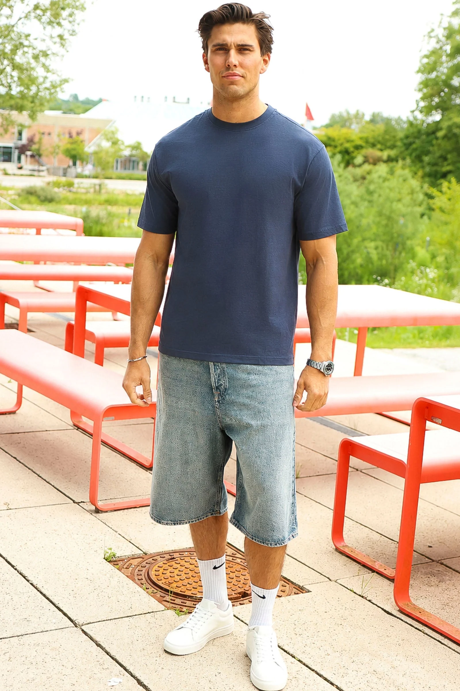Only & Sons Fred Life Rlx Ss Tee Blue Nights - Image 2
