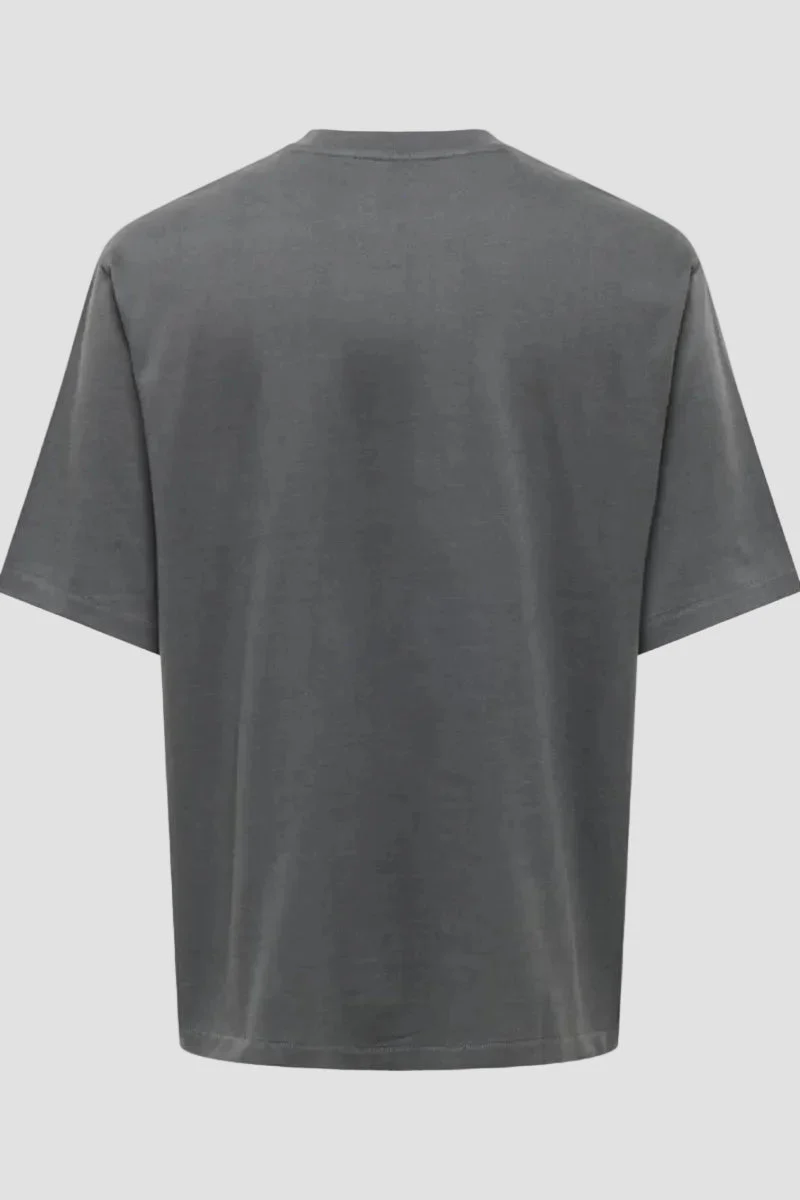Only & Sons Millenium Oversized SS Tee Grey Pinstripe - Image 4