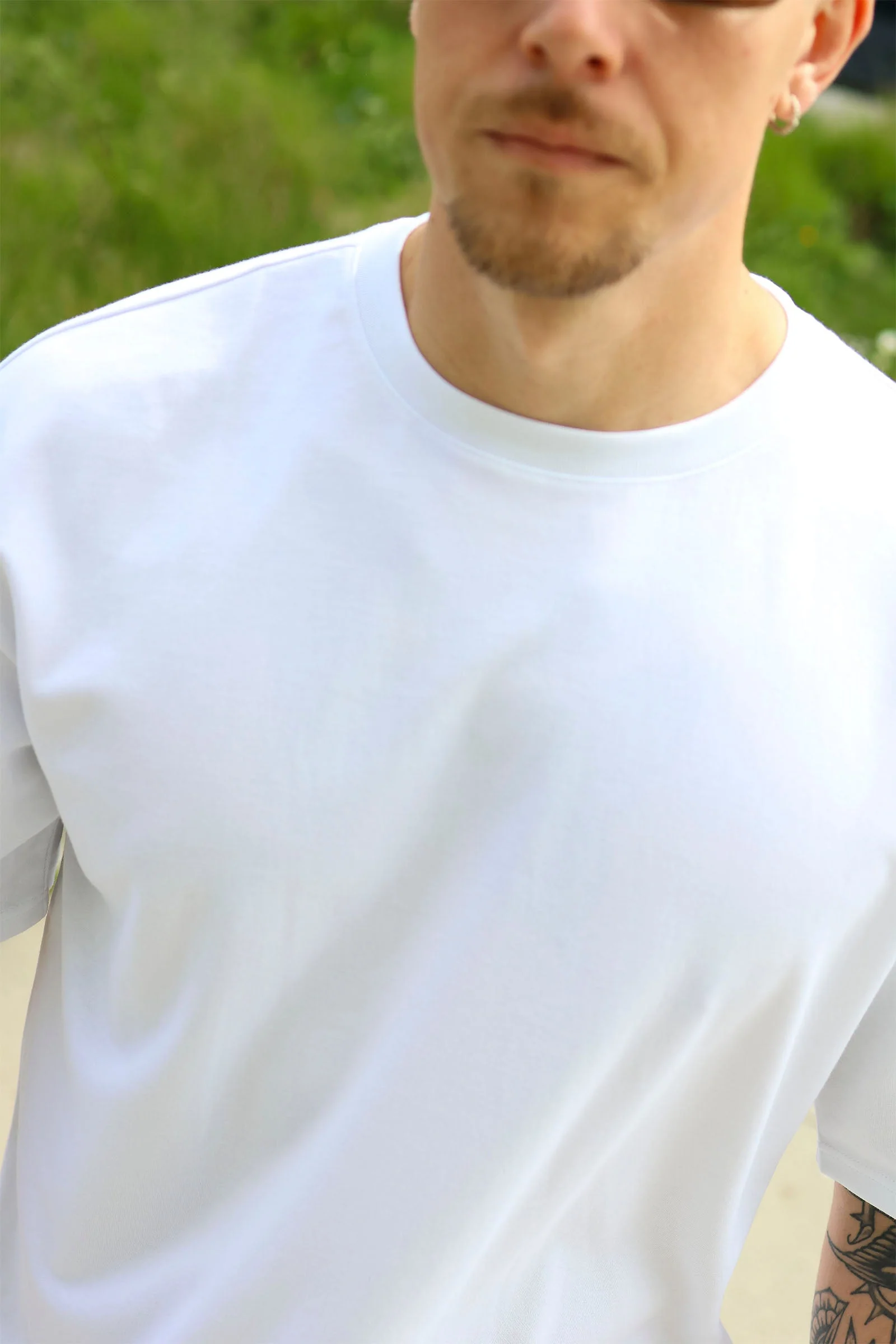 Only & Sons Caspian Airflex Boxy SS Tee White - Image 3