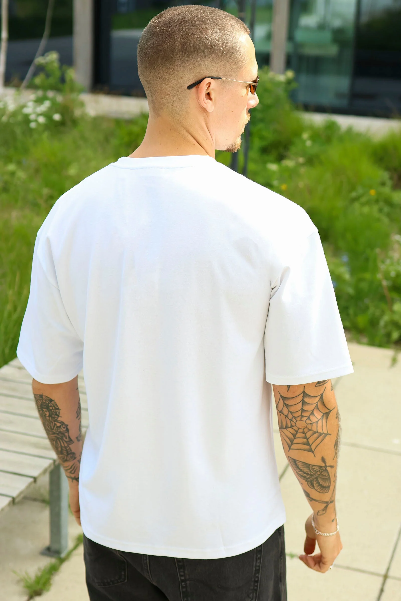 Only & Sons Caspian Airflex Boxy SS Tee White - Image 4