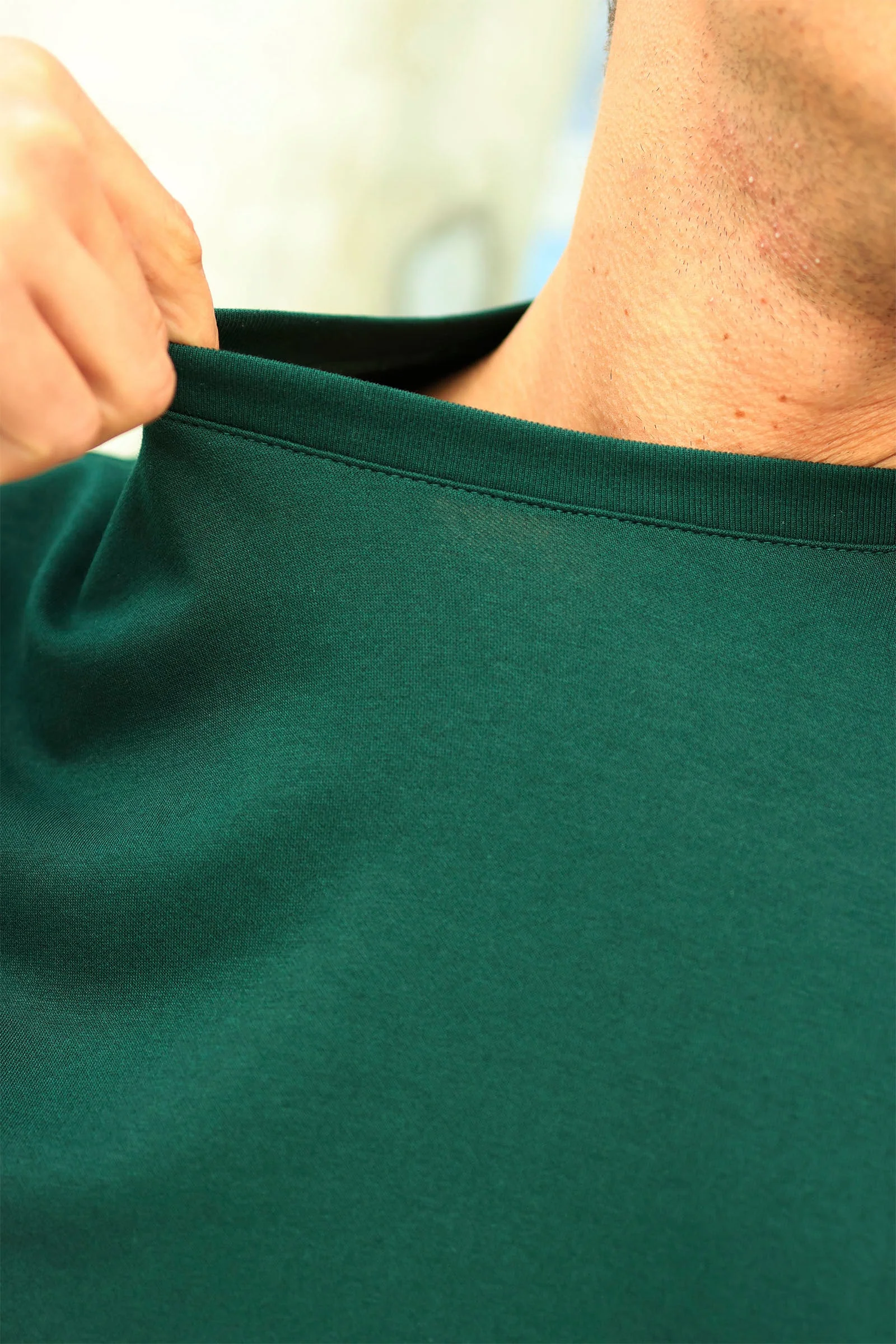 Only & Sons Caspian Airflex Boxy SS Tee Pine Grove - Image 3