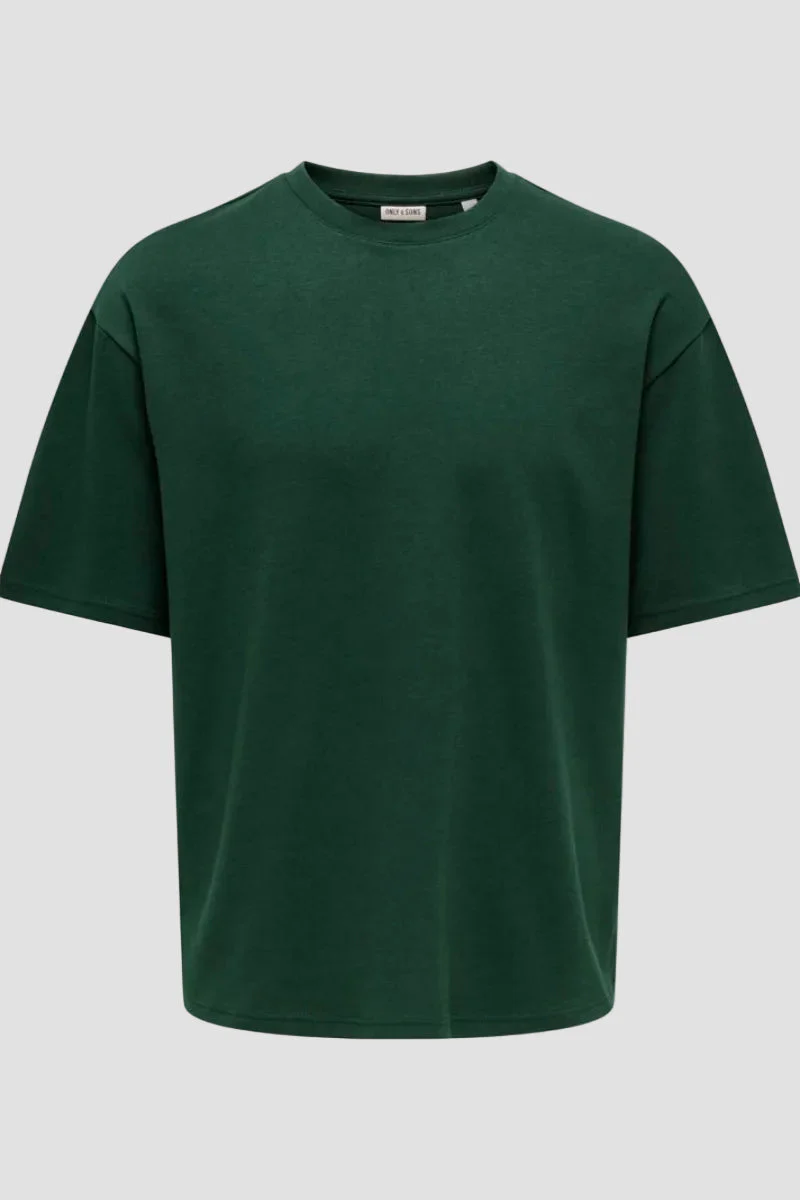 Only & Sons Caspian Airflex Boxy SS Tee Pine Grove - Image 6
