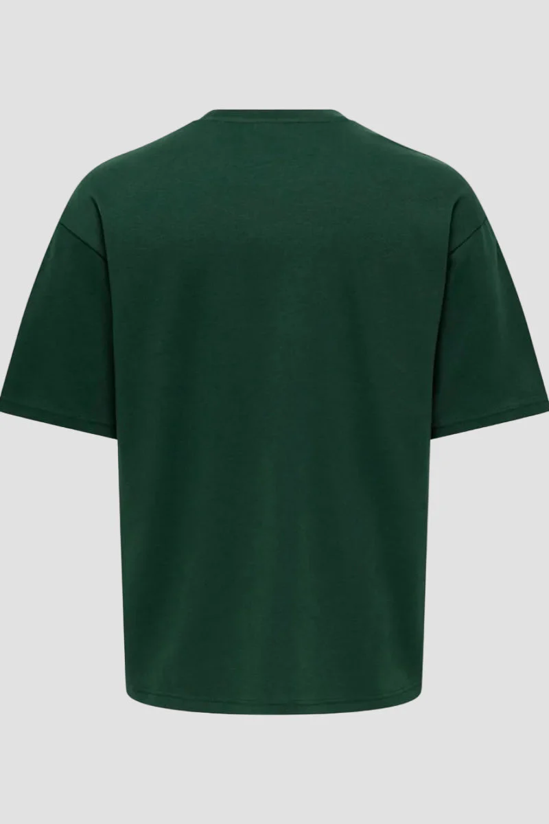 Only & Sons Caspian Airflex Boxy SS Tee Pine Grove - Image 7