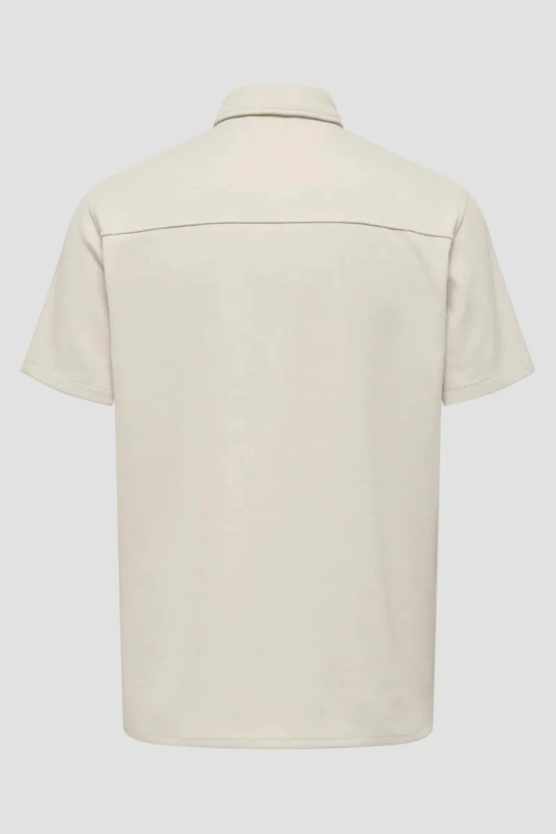 Only & Sons New Kodyl Life Reg SS Shirt Moonstruck - Image 7