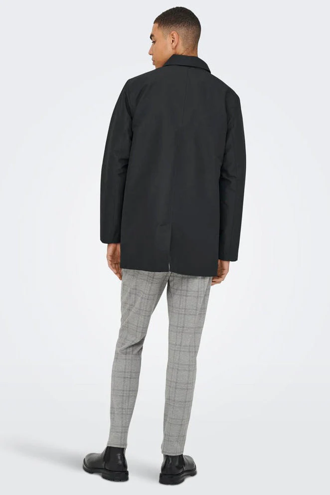 Only & Sons Shall Coat Black - Image 3