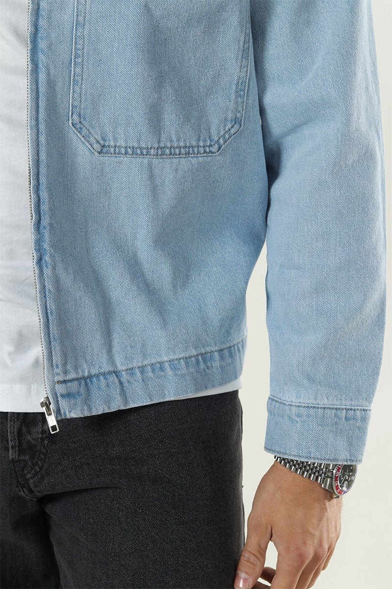 Only & Sons Cassel Light Blue Denim Denimjacka - Image 6