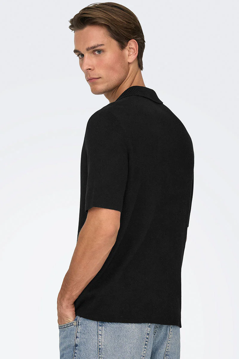 Only & Sons Travis Reg 12 Ss Black - Image 3