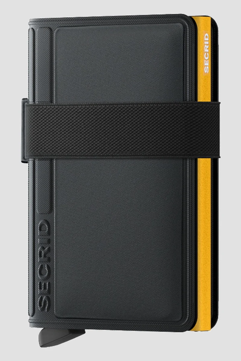 Secrid Bandwallet Black-Ochre Bandplånbok